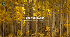 Desktop Screenshot of bob.yexley.net